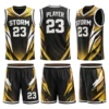 Custom Blue and White Basketball Jerseys Team