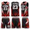 Custom Blue and White Basketball Jerseys Team