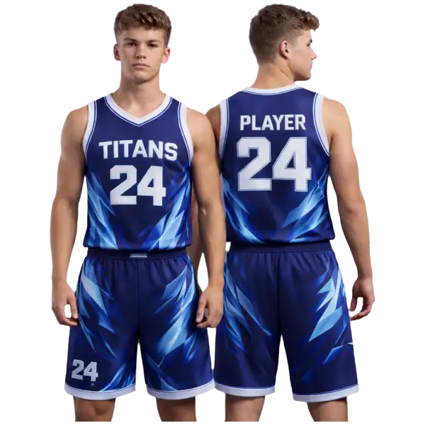 Custom maroon and gold basketball uniforms team