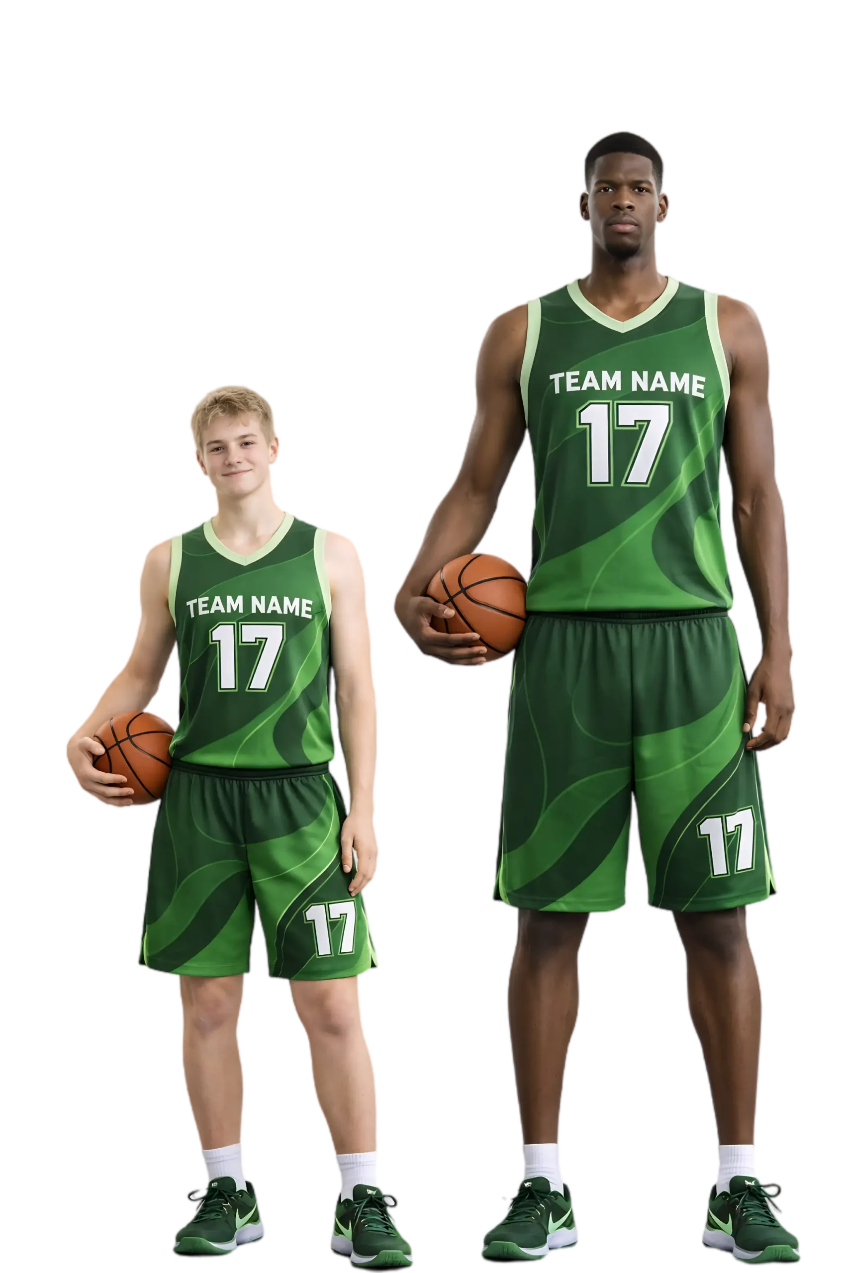 Basketball team jerseys