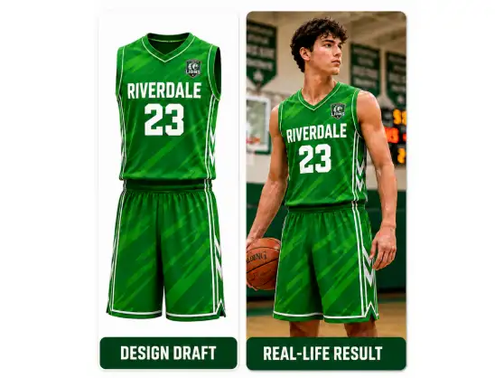 Custom basketball uniform designed around your team identity
